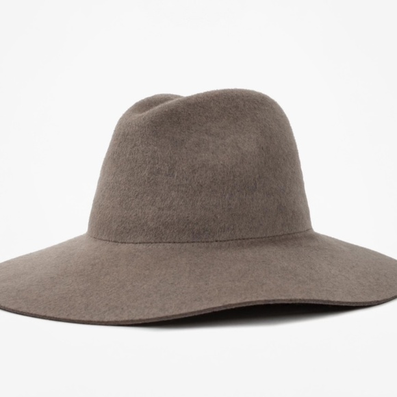 Brixton Wool Felt Aimee Fedora in Brown/Tan Size S/56 CM *Like New* - Picture 3 of 6